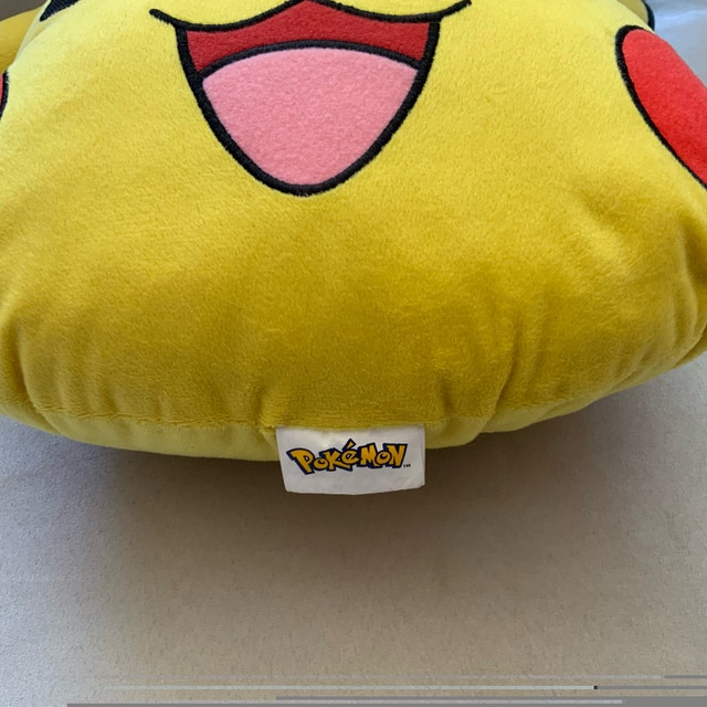 NEW Plush Pikachu Pokemon 12”x14” - photo 3