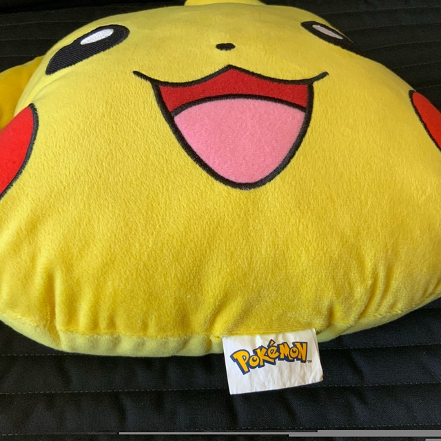 NEW Plush Pikachu Pokemon 12”x14” - photo 4