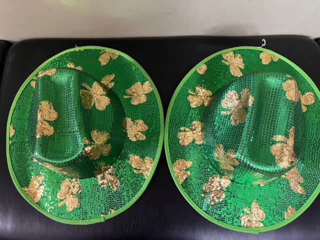 Brand NEW 2 for $15 or $10 each Cowboy Hat St. Patrick's Day - photo 2