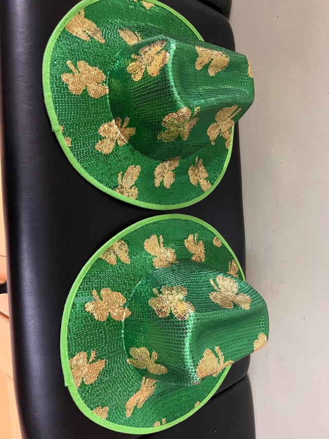 Brand NEW 2 for $15 or $10 each Cowboy Hat St. Patrick's Day - photo 4