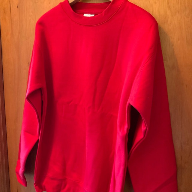 Brand NEW Red Crewneck Sweatshirts $20 each Sizes S, M, XL, 2XL - photo 2