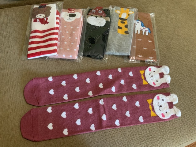 Brand NEW Socks $5 each pair or Set of 6 for $25 — Animal Motif
