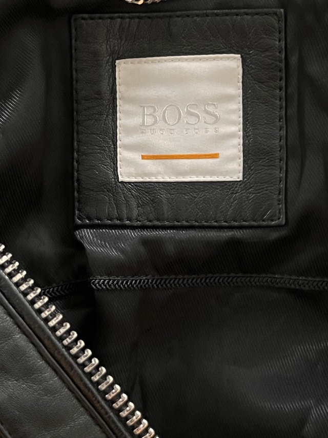 Hugo Boss Leather Jacket Women Size XS - photo 3