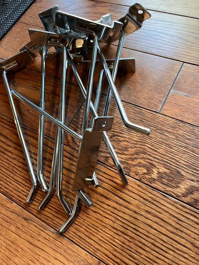 10-inch Slatwall Hooks $1 each