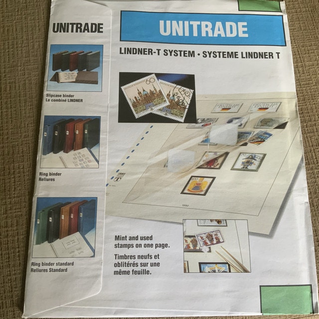 NEW Unitrade Stamp Stock 5-Sheets Pack — Stamp Collecting