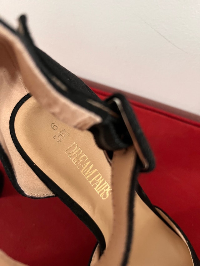 NEW - 5-Inch Heels Platform Chunky Pumps Size 6 Women Shoes - photo 4