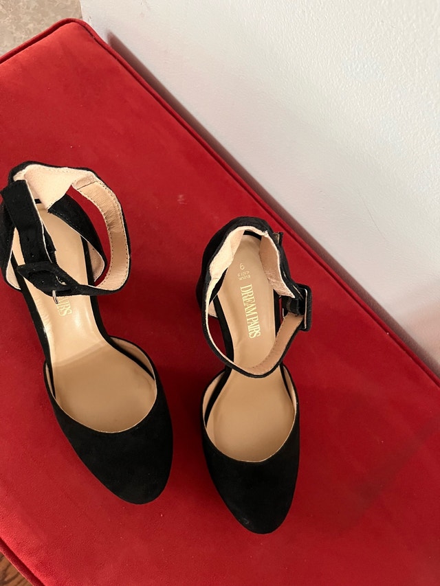 NEW - 5-Inch Heels Platform Chunky Pumps Size 6 Women Shoes - photo 5