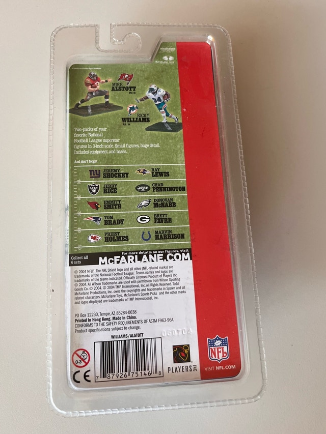 Tampa Bay Buccaneers / Miami Dolphins Football 3” Mini Series - photo 5