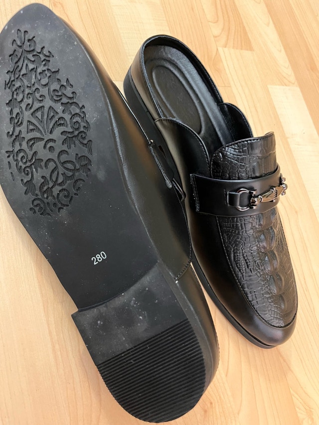Mens Dressy Shoes Crocodile Print Mules US Size 10 - photo 3