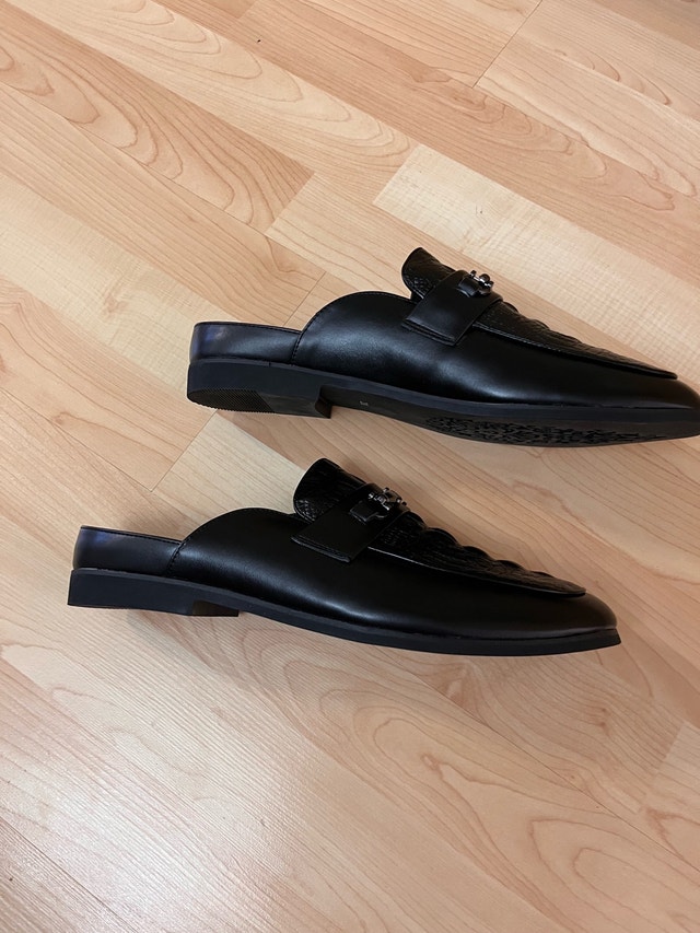 Mens Dressy Shoes Crocodile Print Mules US Size 10 - photo 5