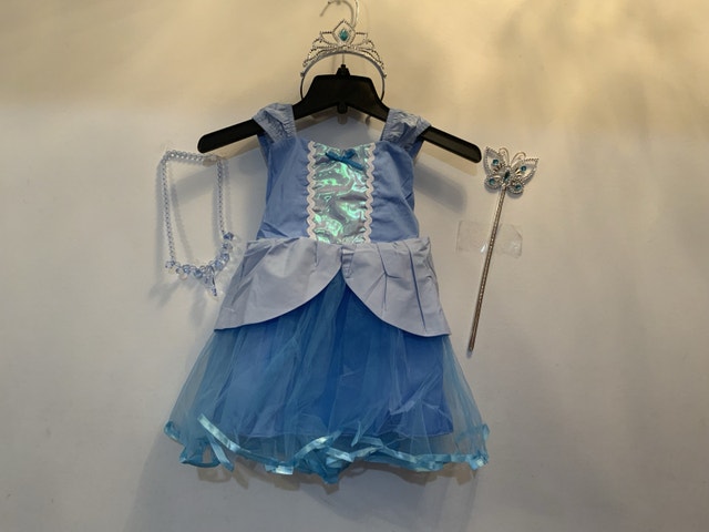 Brand NEW — Kids Cinderella Dress & Accessories — Size 100cm