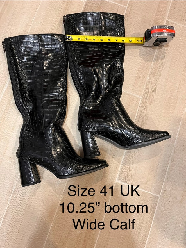 NEW Women Boots $55 each Cowboy Western Fringe Crocodile Heels - photo 2