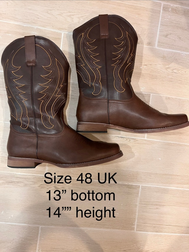 NEW Cowboy Boots - See photos for size details - photo 4