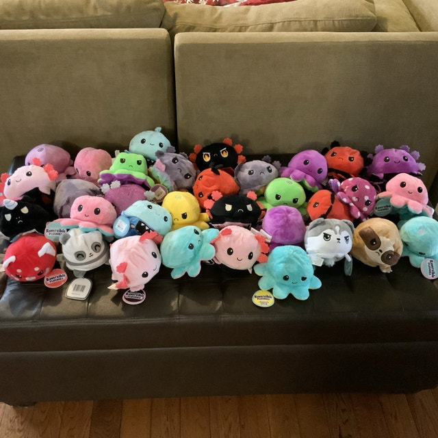 NEW with Tags — $10 each Reversible Plushies