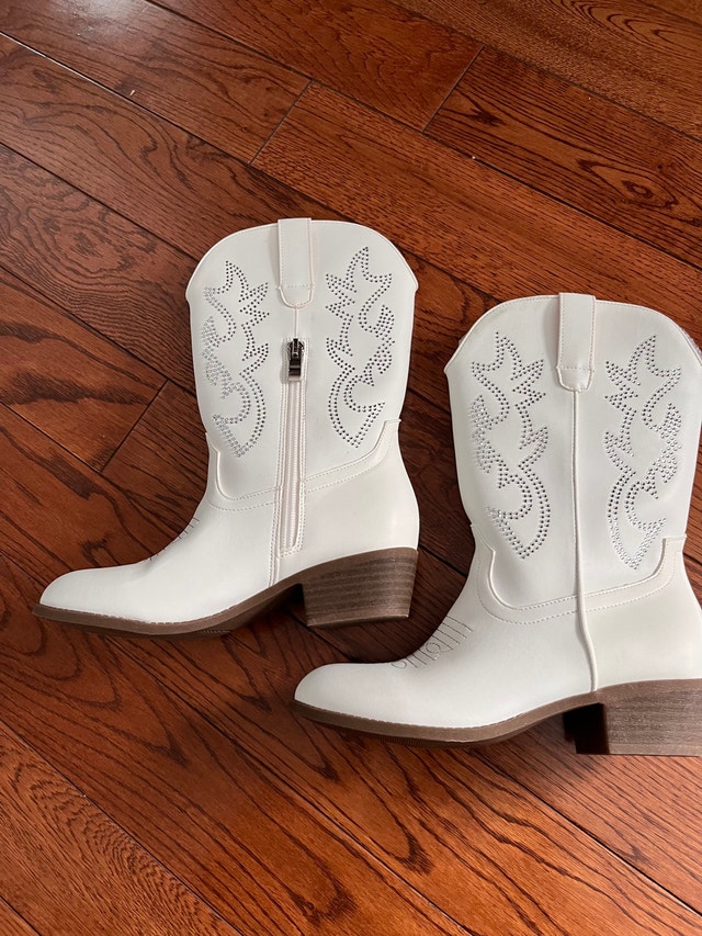 Brand NEW — Girls Cowboy Western Boots Size 3 White