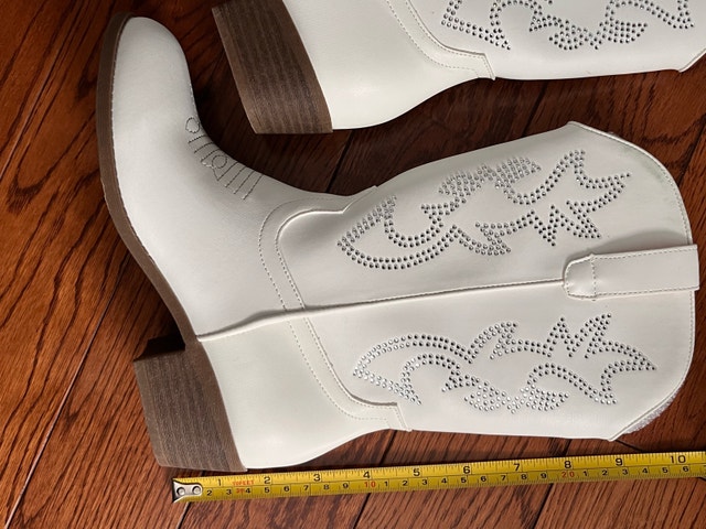 Brand NEW — Girls Cowboy Western Boots Size 3 White - photo 3