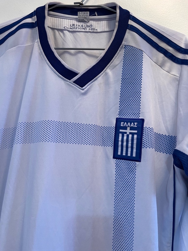 Greece National Team Soccer Jersey - L or XL - photo 2