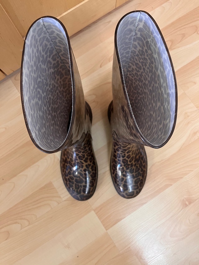 Brand NEW — Rain Boots Women Size 9 Leopard Print - photo 4