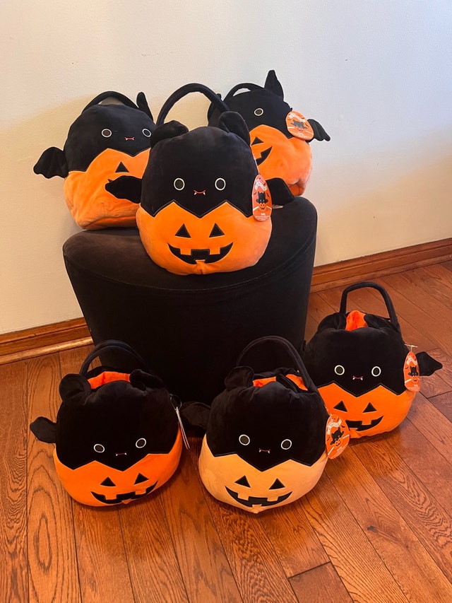 Brand NEW — 12” Emily the Bat Treat Basket Original Squishmallow