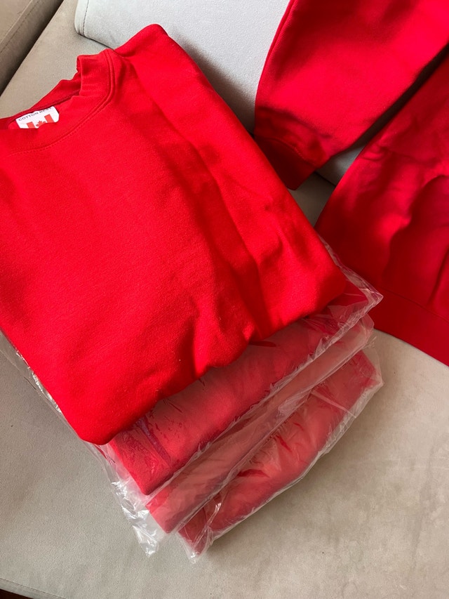 Brand NEW Red Sweatshirts $20 each Premium Quality Crewneck