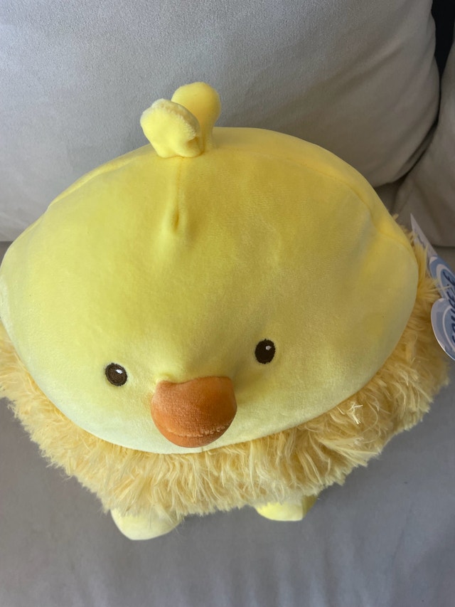 NEW Yellow Chick Plush Toy 11” Squeeze With Love - photo 5