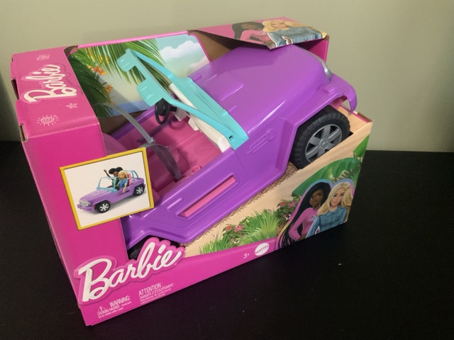 Brand NEW — 13” Barbie Jeep