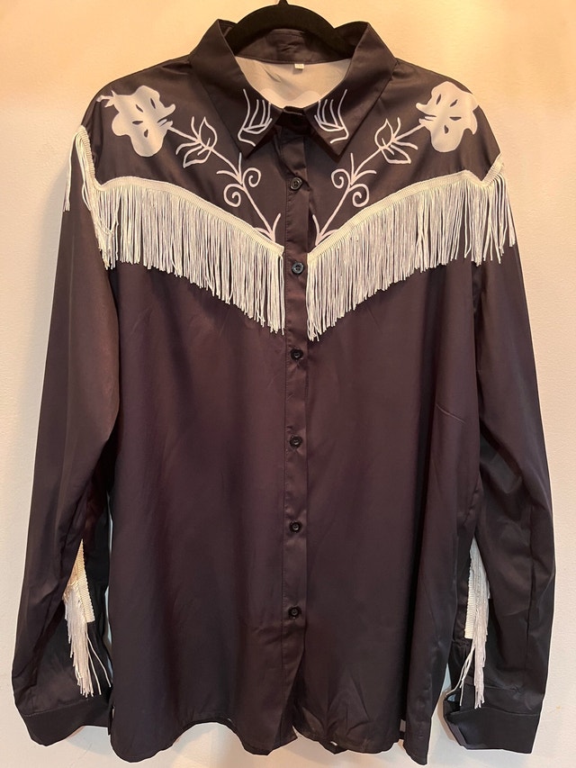 NEW Cowboy Fringe Western Shirt Size 3XL