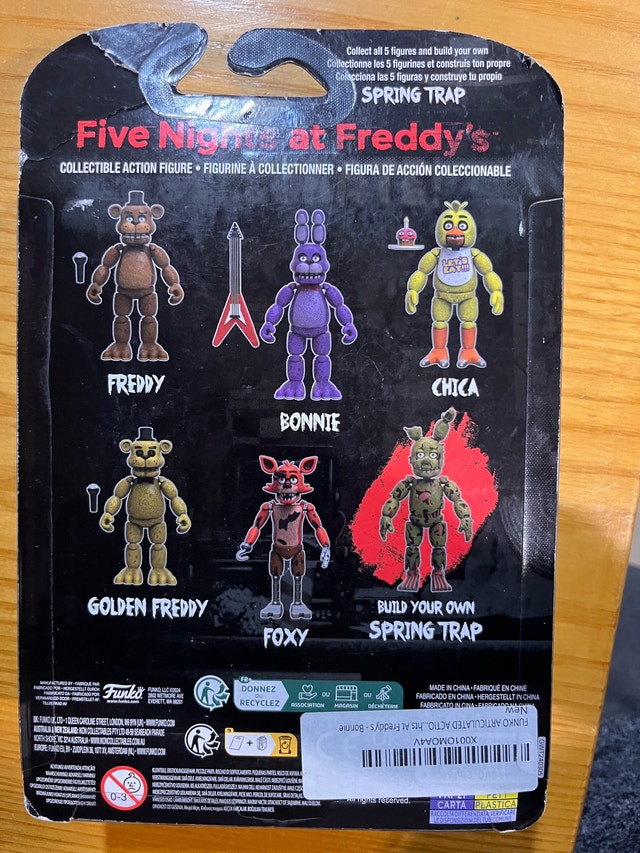 Funko Bonnie Five Nights at Freddy’s Fazbear Action Figure - photo 3
