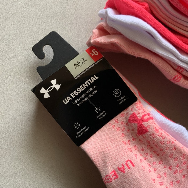 Under Armour Socks Size 4.5-7 Pack of 6 - photo 2