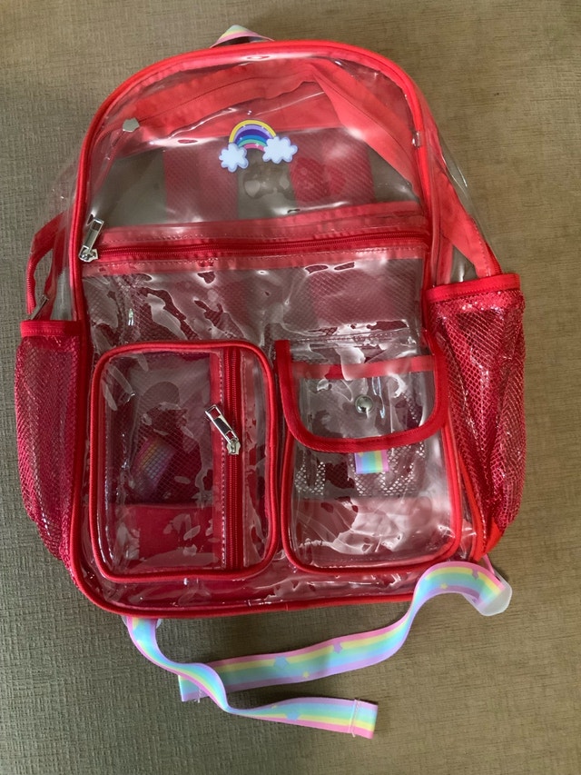 NEW Clear Backpack