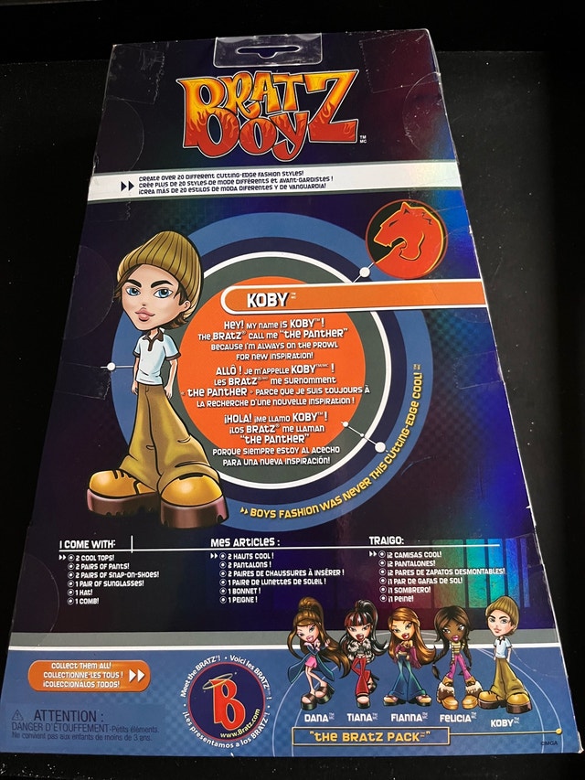 Brand New in Box — Bratz Boy Koby Doll - photo 3