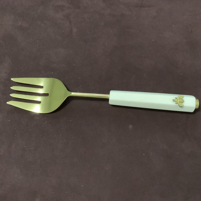 Marble Honeycomb Serving Fork