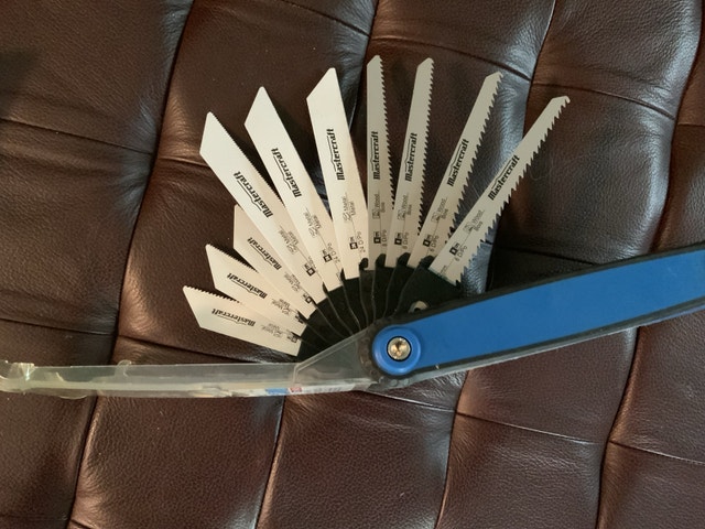Mastercraft 10-Piece Reciprocating Saw Blade Set with Flip Case - photo 4