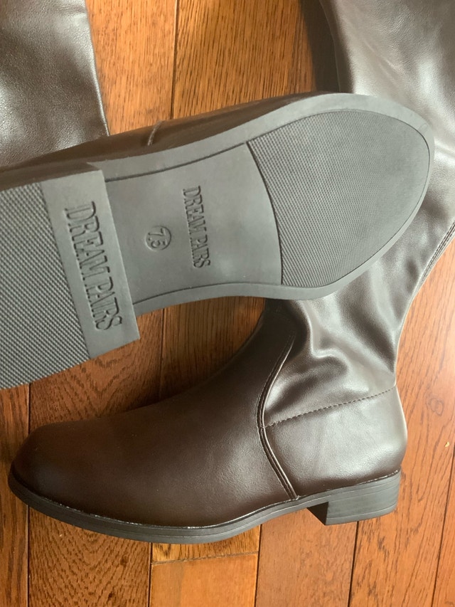 Brand NEW Dream Pairs Size 7.5 Over-the-Knee Boots Brown - photo 4
