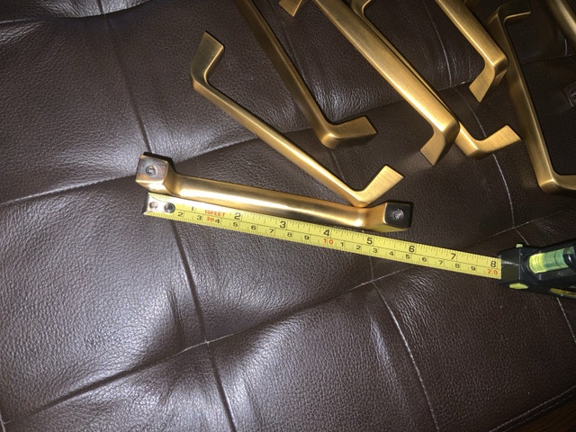 Brand NEW — Set of 10 Cabinet Drawer Pulls Door Handles Gold - photo 5