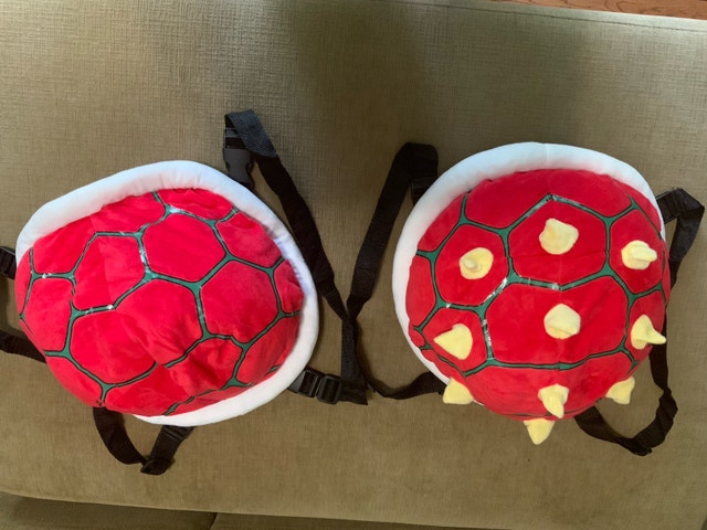 NEW $20 each Super Mario Shell Backpack 12” Plush
