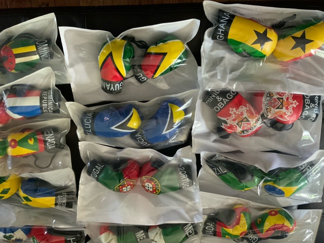 Country Flags Mini Boxing Gloves $10 a pair - photo 3