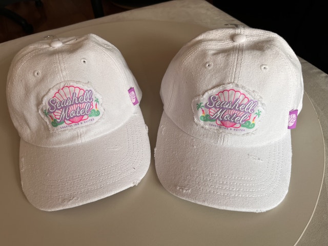 Brand NEW Hats $10 each Seashell Coastal Inn & Suites Hat