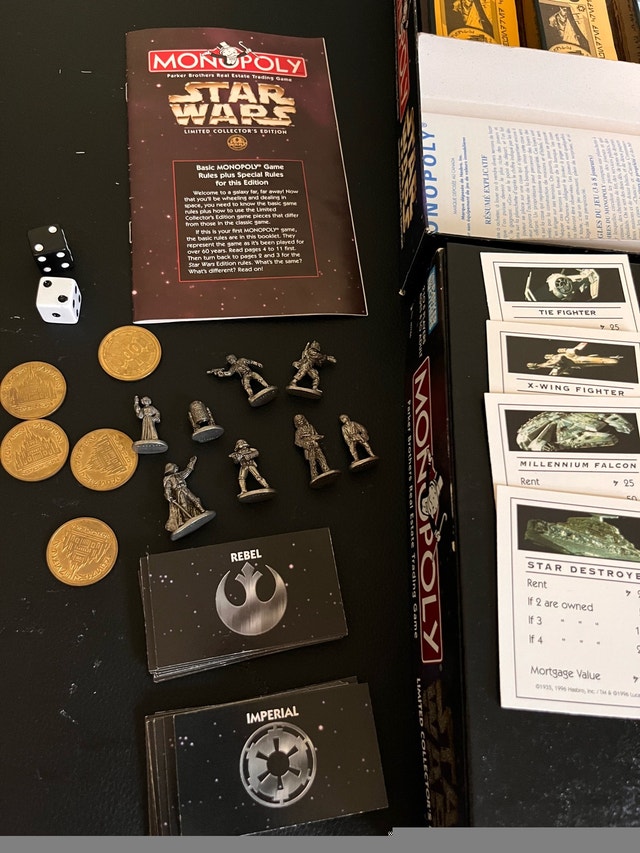 MONOPOLY 1997 Star Wars Collector's 20th Anniversary Edition - photo 3