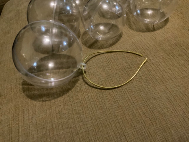 Clear Acrylic Hanging Ball — Arts and Craft Supplies - photo 2