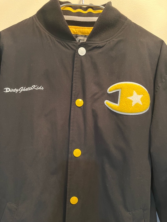 DGK Varsity Jacket Size Large 'Dirty Ghetto Kids' NEW Condition - photo 4
