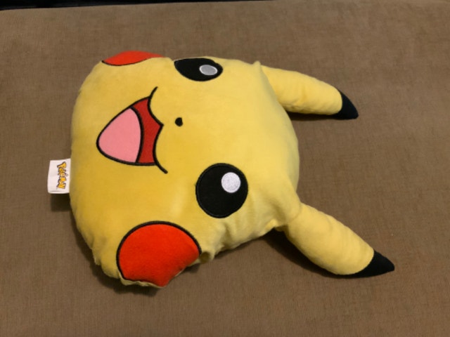 Pikachu Pokemon Plush Pillow 12” x 14” - photo 3
