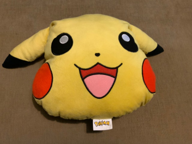 Pikachu Pokemon Plush Pillow 12” x 14” - photo 4