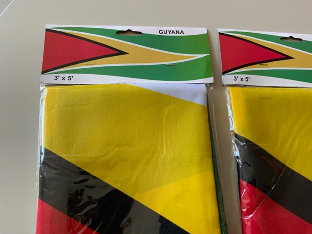 Guyana Flag — 3’ x 5’ — $25 each