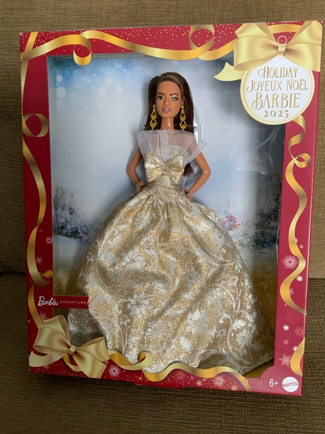 Brand NEW in Box — Mattel 2025 Holiday Barbie Doll