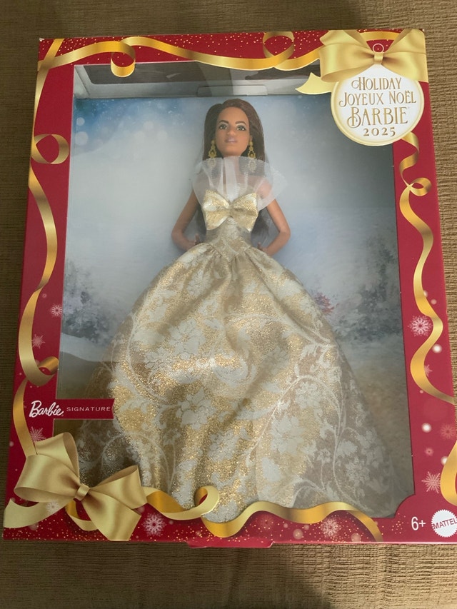 Brand NEW in Box — Mattel 2025 Holiday Barbie Doll - photo 4