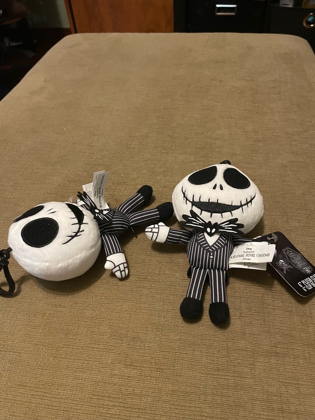 Disney 6" Plush Clip Jack Skellington Nightmare Before Christmas - photo 3