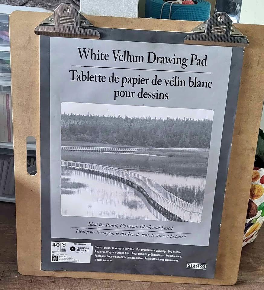 Opus Drawing Board w/ Clips 23"x26" & Newsprint Pad 18"x24"