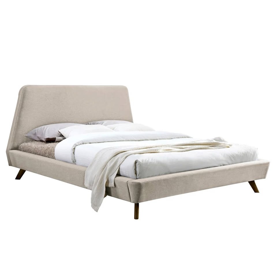 Queen Upholstered Platform Bed Frame