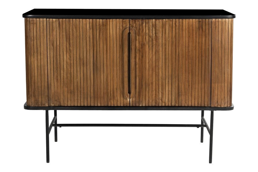 Mid-century Modern Buffet with 4 Shelves